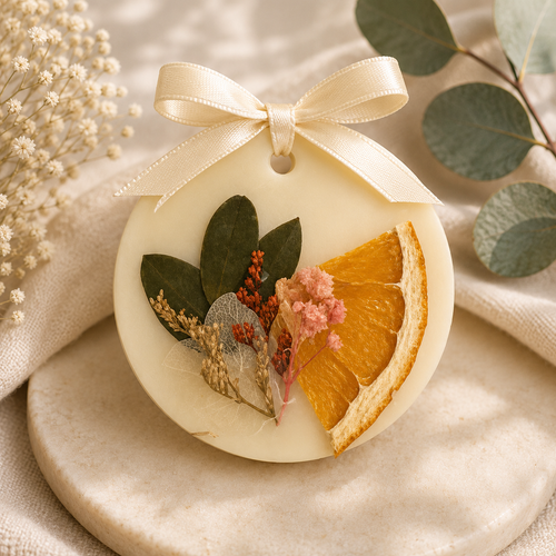 Spring Blossom Scented Wax Tablet – Handmade Wardrobe Freshener